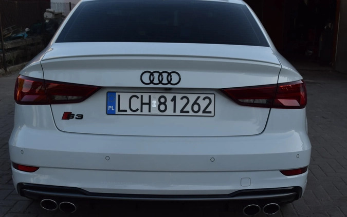 Audi S3 cena 117500 przebieg: 104000, rok produkcji 2017 z Chełm małe 631